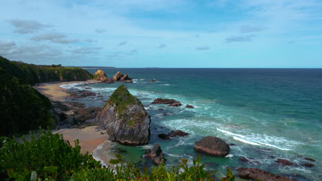 horse head rock beach at sapphire coast at bermagui near sydney, new south wales, australia