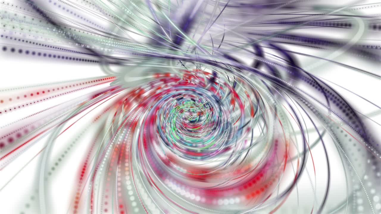 느린 동작에서 줄무 파동 객체와 환상적인 애니메이션, 4096x2304 루프 4k