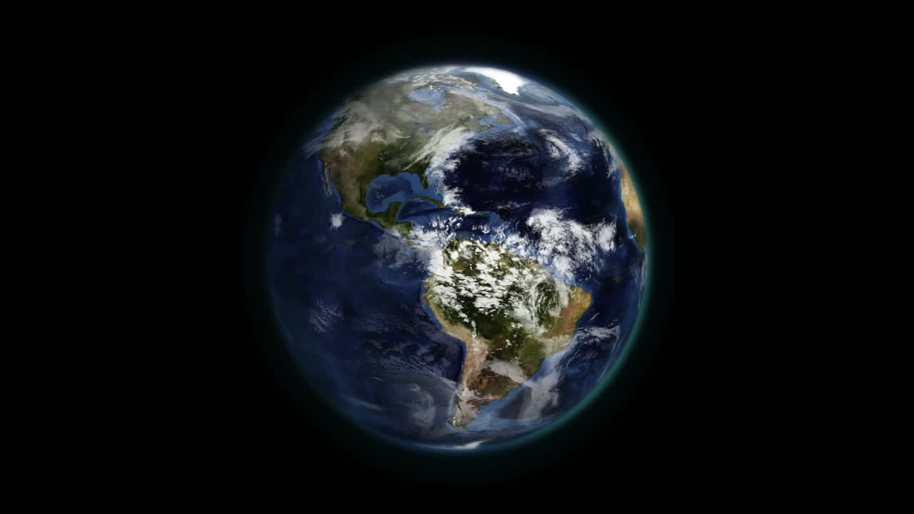 Premium stock video - Cloudy earth in movement with earth image ...