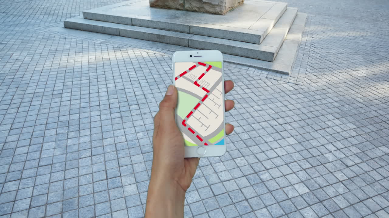 Digitally generated location icon