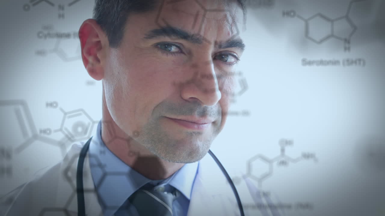 doctor con una ligera sonrisa