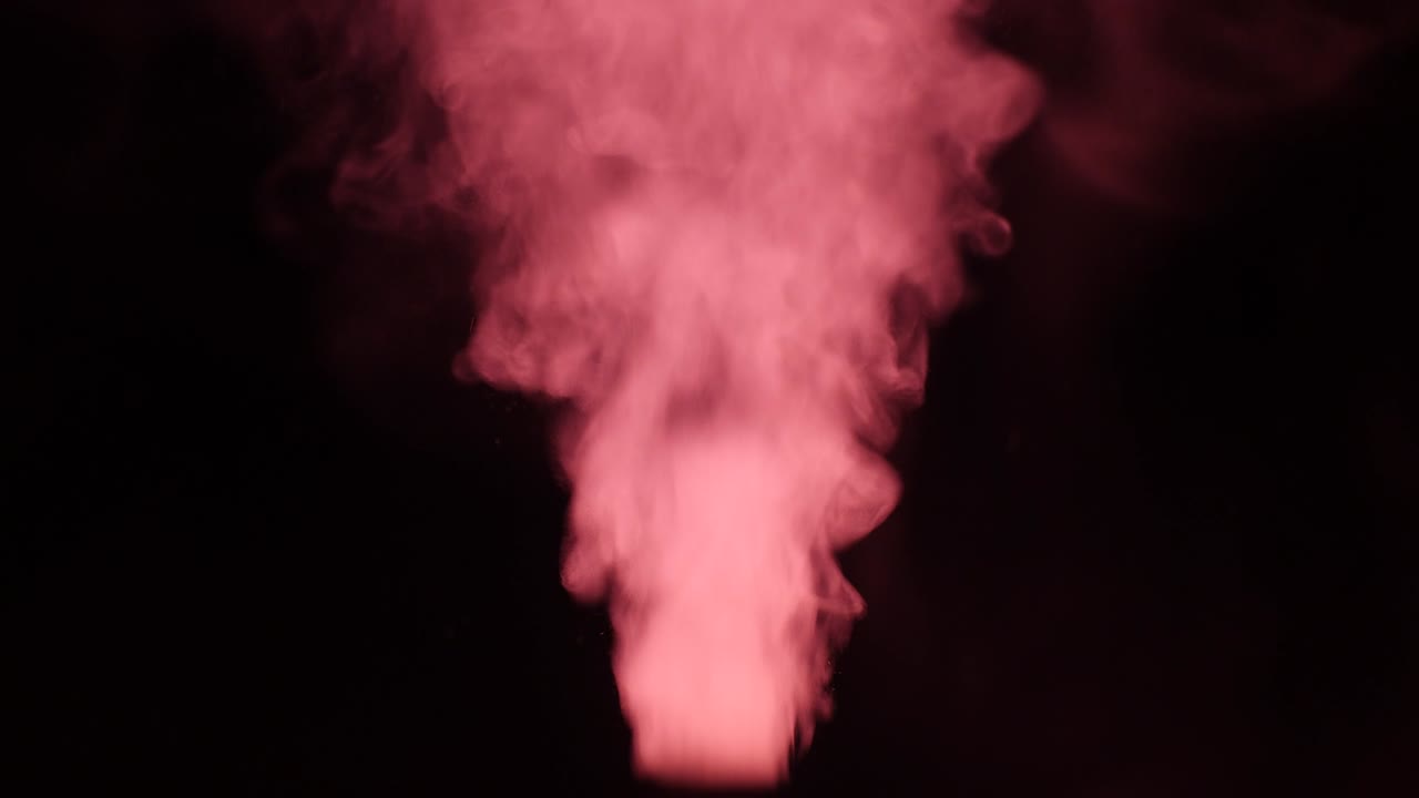 un umidificatore con una luce circolare rossa al centro
