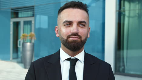 retrato de un hombre de negocios