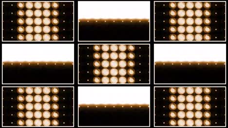 patrón de luces de escenario