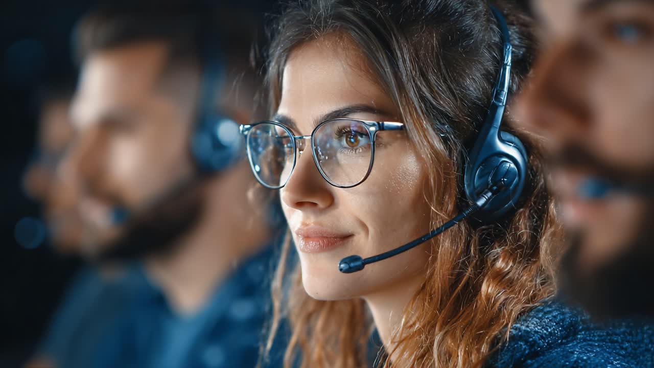 Gamer focada e concentrada em um ambiente competitivo, destacando a intensidade e a concentração da experiência de jogos multijogador on-line