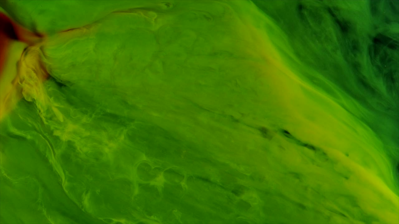Abstract Green Fluid Texture Background