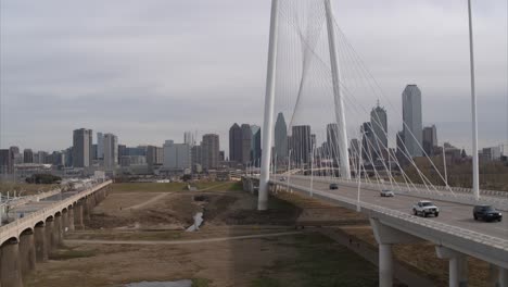 Establishing-Drone-shot-of-downtown-Dallas