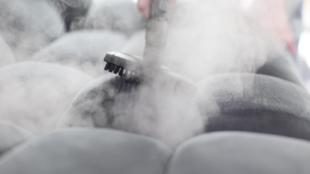 Deep Steam Cleaning of Upholstered Sofa