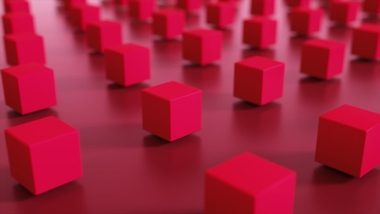 patrón de cubos rojos