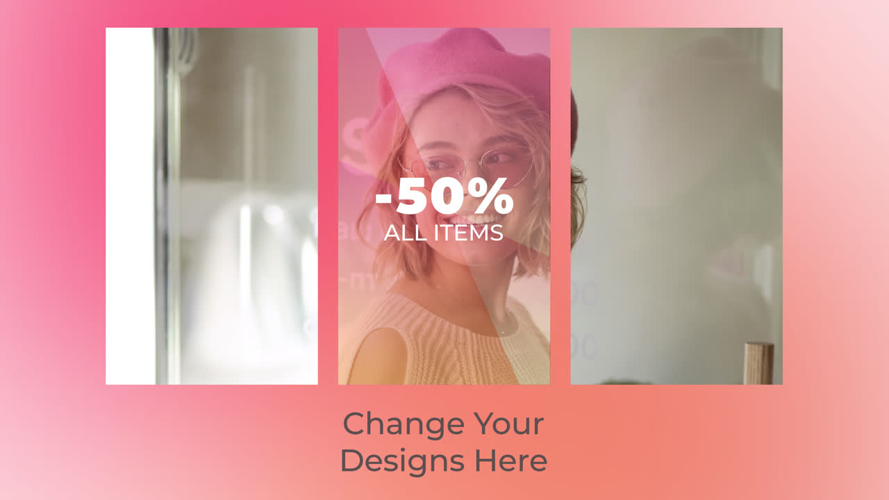 Fashion Advertisement Templates with Discount Offers