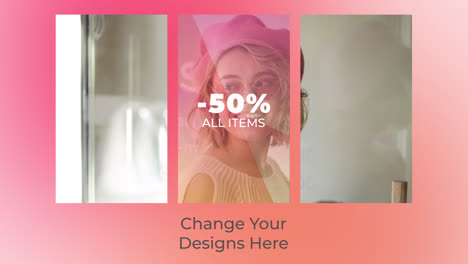 fashion advertisement templates with discount offers