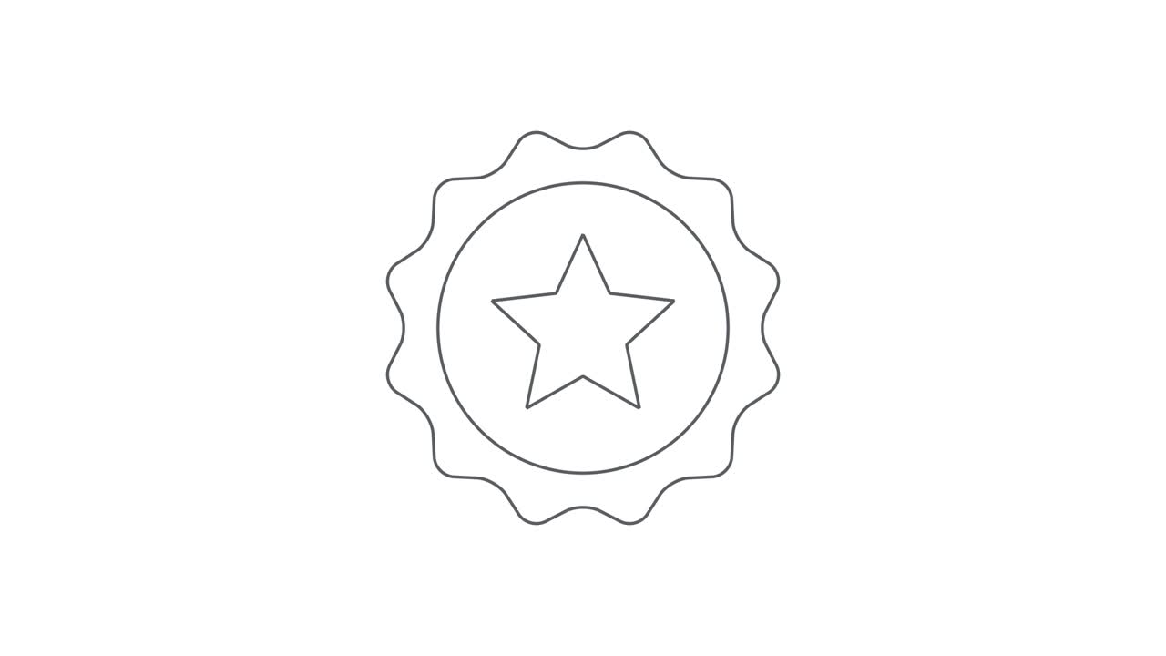 Rating star symbol