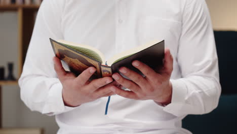 person reading quran