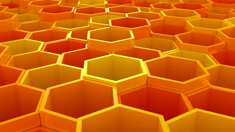 el fondo de los hexágonos