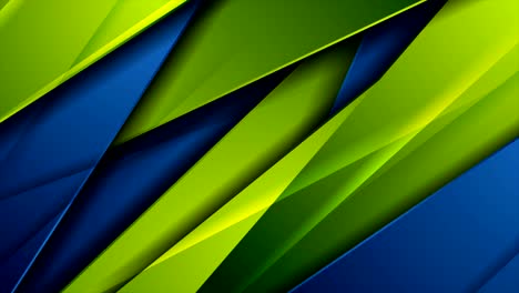 high contrast blue green abstract tech corporate motion design