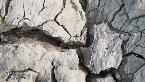 dried cracked earth