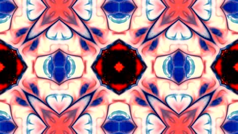movimiento de fondo de kaleidoscopio abstractamente colorido
