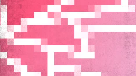 dynamic pink and white square collage a mesmerizing arrangement of squares creating depth and movement.