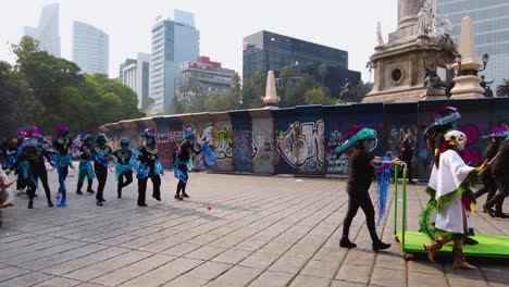 day of the dead parade in mexico city