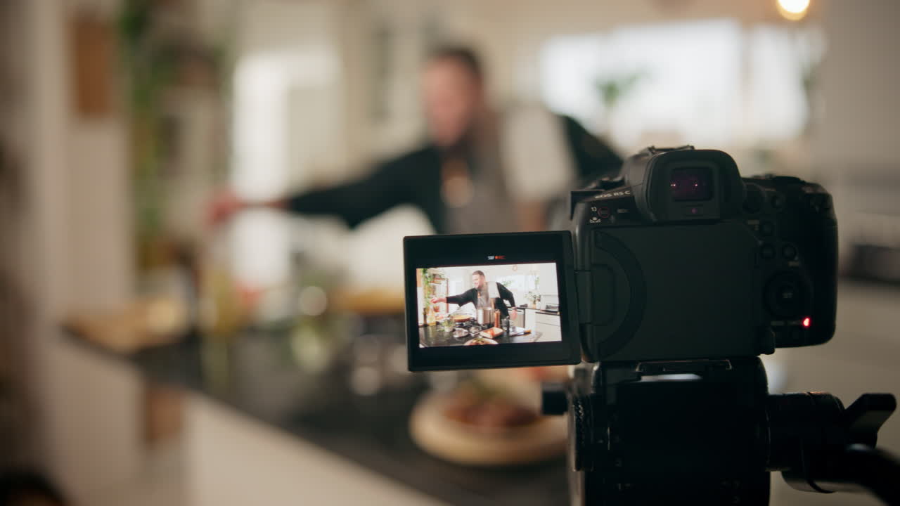 Cooking Demo with a Chef in a Home Kitchen