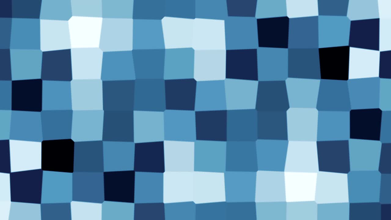 círculo de fondo de movimiento de cubo de dibujos animados abstracto