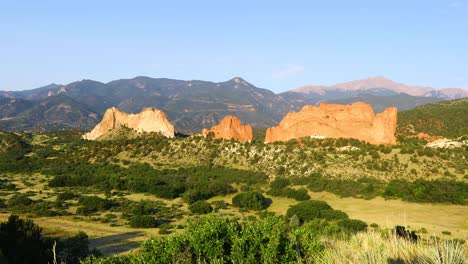 콜로라도 스프링스 (colorado springs) 에 있는 '신들의 정원 (garden of the gods) '의 영상