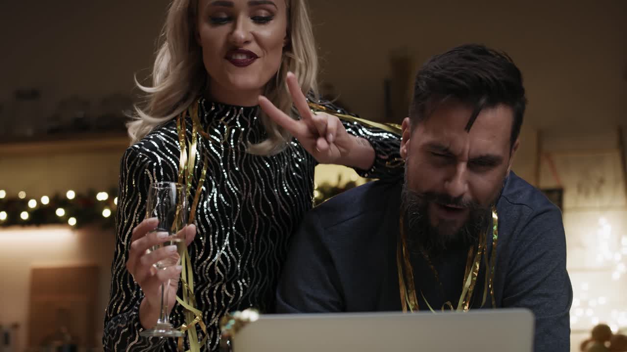 Video del conto alla rovescia di Capodanno.