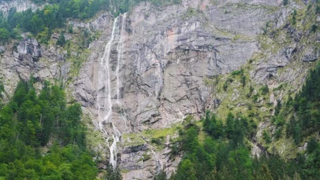 Roethbach-Waterfall-In-Berchtesgaden,-Bavaria,-Germany