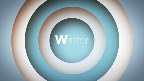 &quot;winter&quot; 3d motion graphic