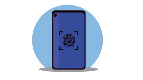 smartphone with finger print security