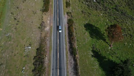 Tiro-De-Drone-De-Nueva-Zelanda-De-La-Carretera