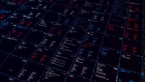 Digital Data Grid Interface