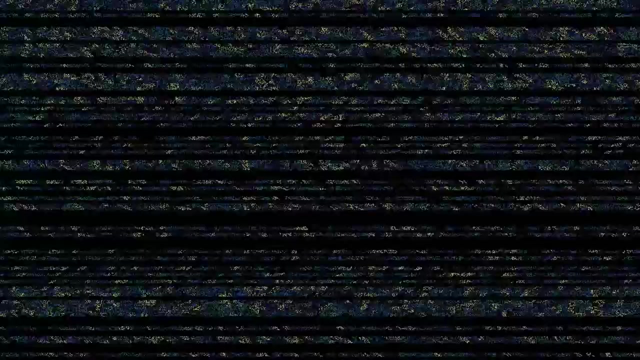 Analog Television Static and Signal Interference