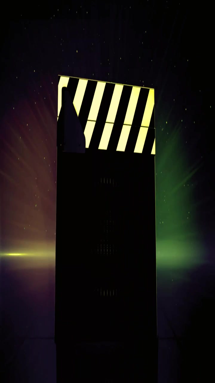 Filmnedtelling med digitale tall og linseglimt
