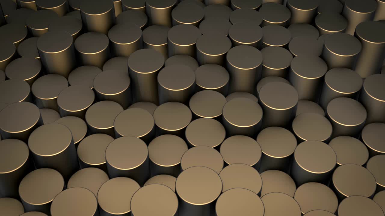 superficies geométricas cilíndricas abstractas en el espacio virtual