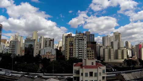 nubes aéreo timelapse clima