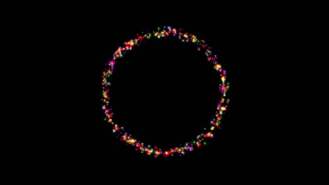 fantasy particles ring motion.