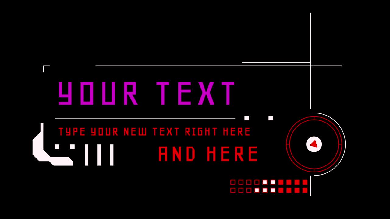 Cyberpunk Lower Thirds