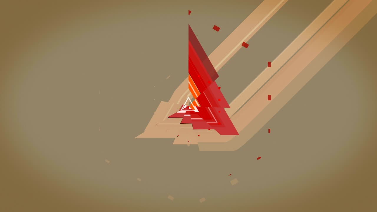 Vector color spinning abstract geometric banner. Retro style. Loop. Version without text LOADING. Checkout my other loading animations.