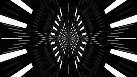corredor de fondo abstracto con bucle metálico