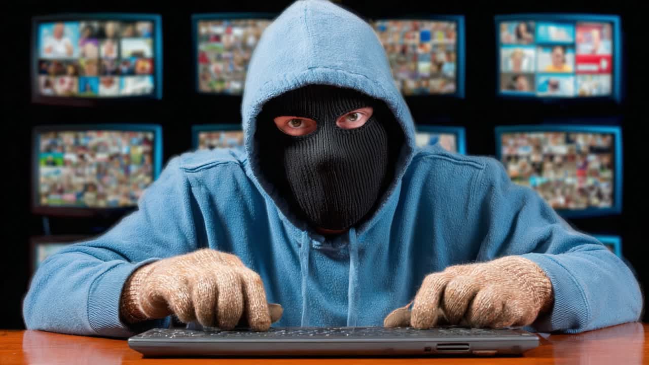 A Mysterious Figure in a Hoodie at a Computer: The Intriguing World of Cyber Intrusion and Digital Theft Revealed
