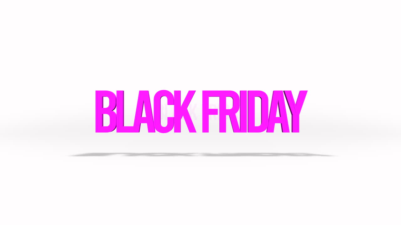 texto de viernes negro rodante en color degradado blanco