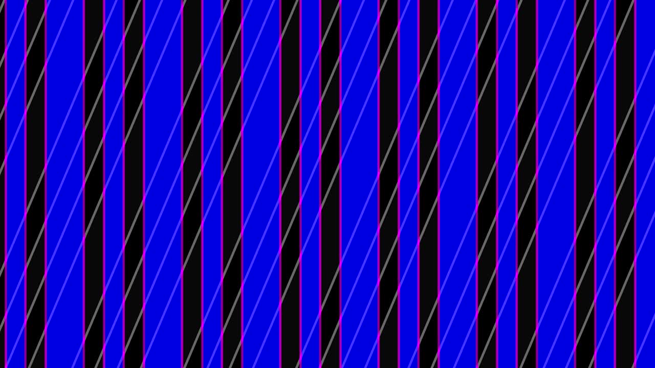 animación compuesta por rayas de colores intersectadas.