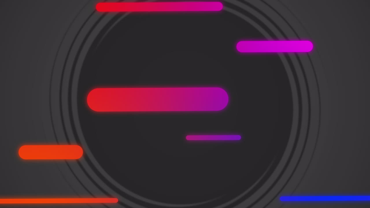 animación de líneas que se mueven sobre un fondo negro.