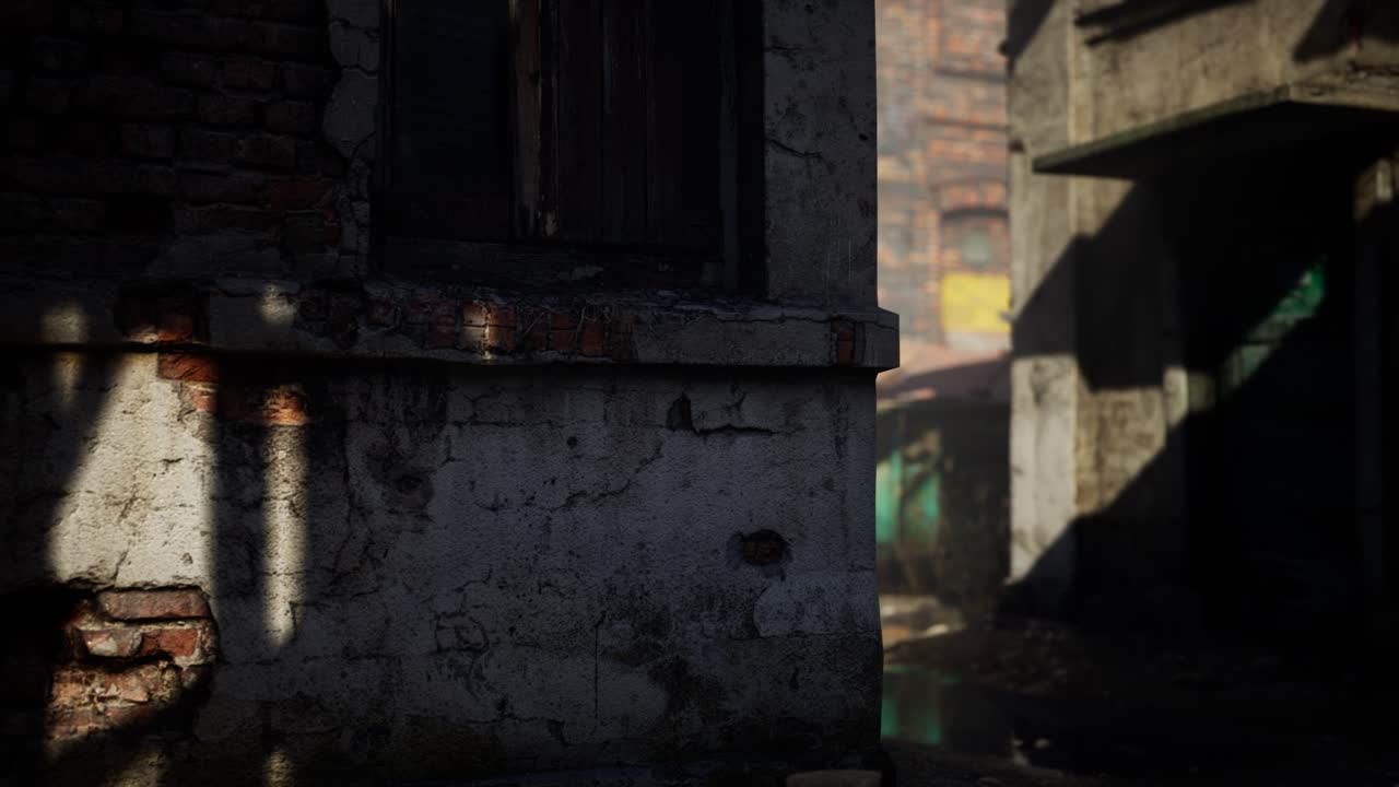 오래된 버려진 공장을 파괴했습니다.