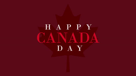 happy canada day graphic