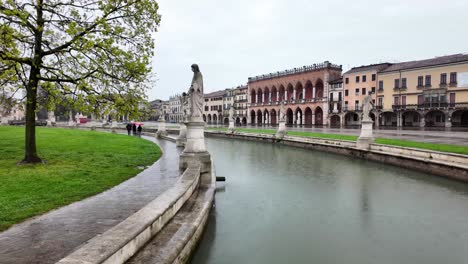 river bacchiglione padua north italy, veneto region near venice oldest city