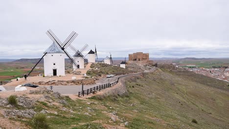 famours windmills of spain, molinos de viento de consuegra