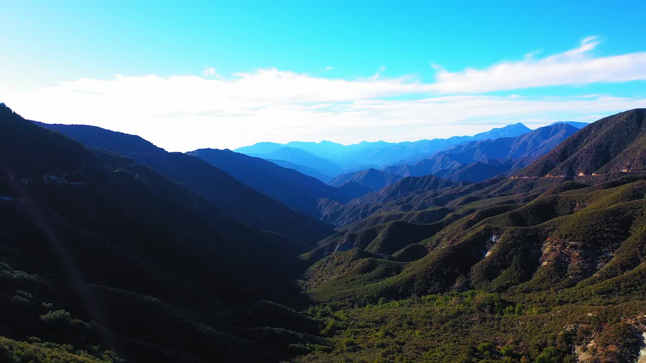 산봉우리의 mt baldy 샷