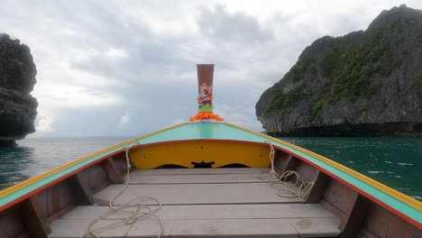 traveling with a classic thai longtail boat